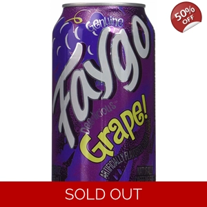 Faygo Grape Soda 355ml Can - American Fizzy Drink